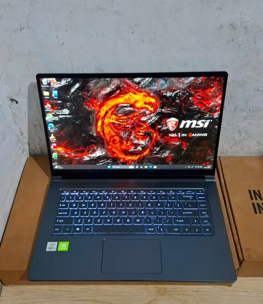 MSI Modern 15 A10RBS
Core i5 Gen 10 Dual VGA Nvidia MX350 Ram 16/ 512