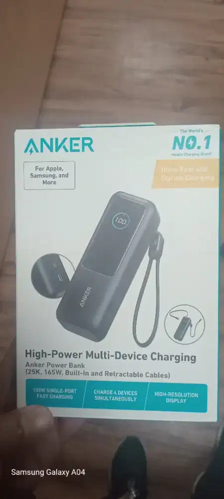 Anker Power Bank 25K 165W BNIB