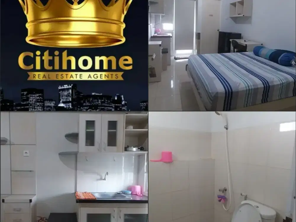 menyewakan apartemen educity 1br bulanan bycitihome