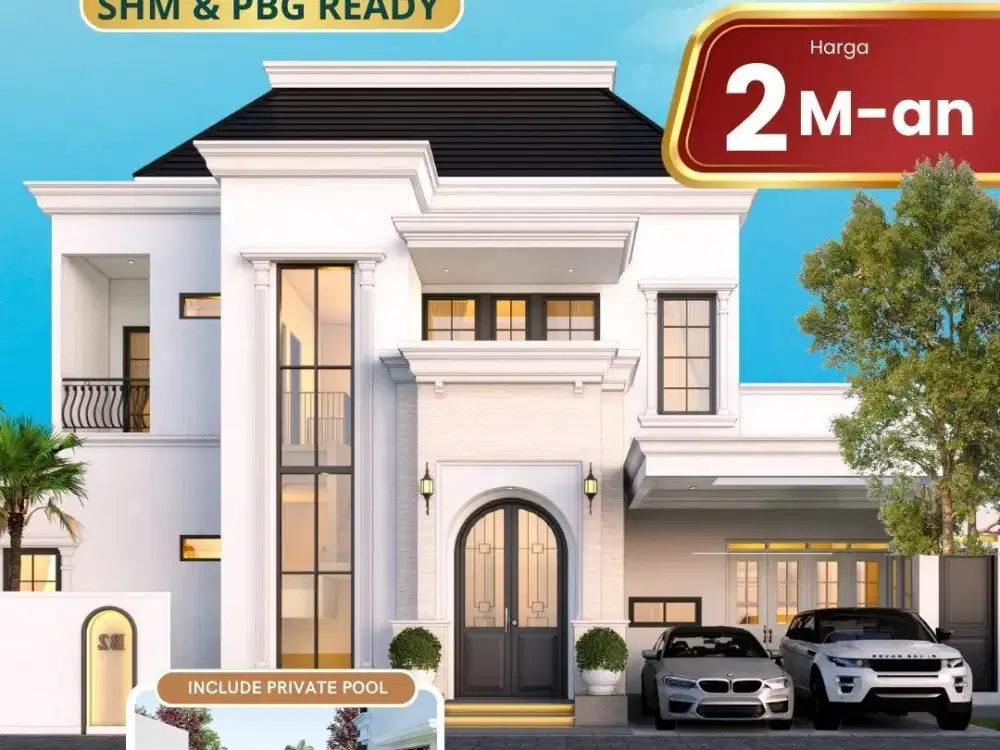 Rumah luas optimal 2 lantai dekat PKU gamping