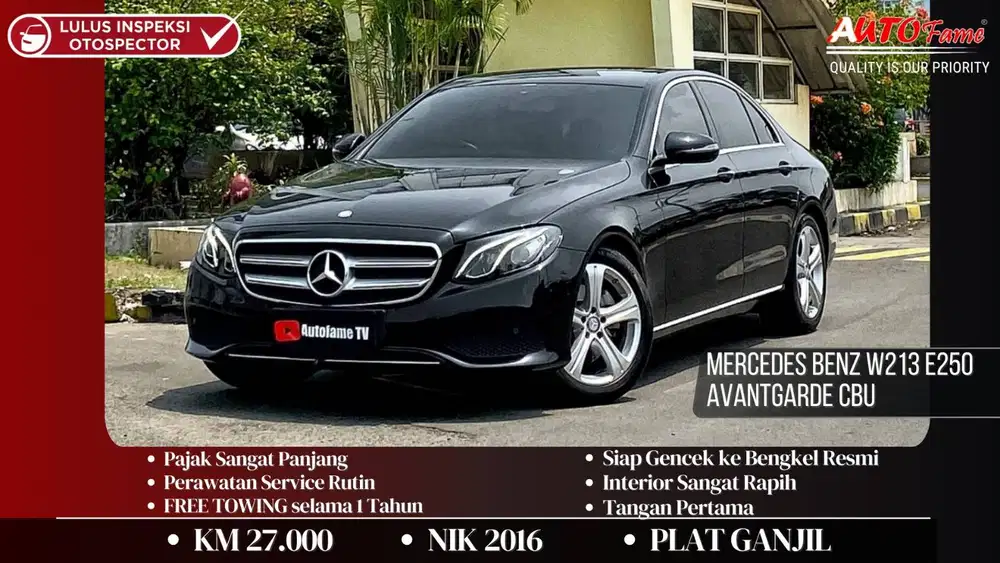 KM 27RB Mercedes Benz W213 E250 Avantgarde CBU 2016