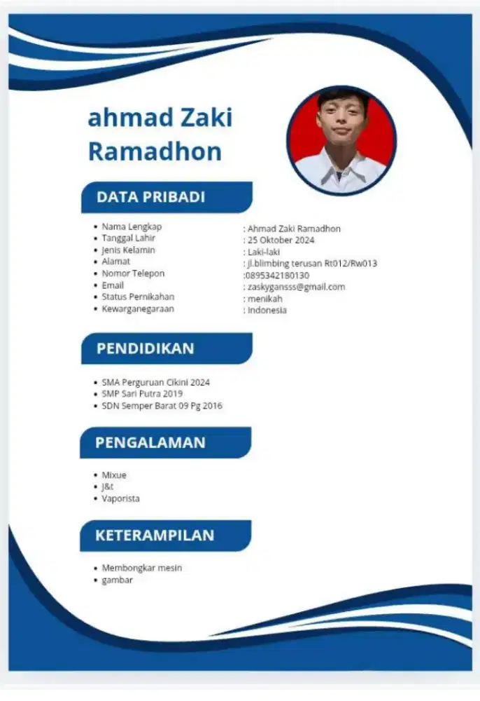 Nyari kerjaan apa ajah