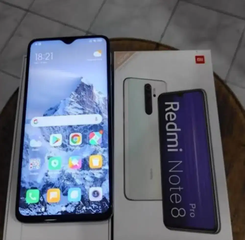 Murah hp Xiaomi Redmi Note 8 pro 6/128 lkp, bs di TT