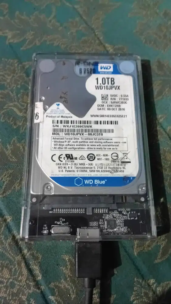 HDD WD BLUE 1TB BEKAS