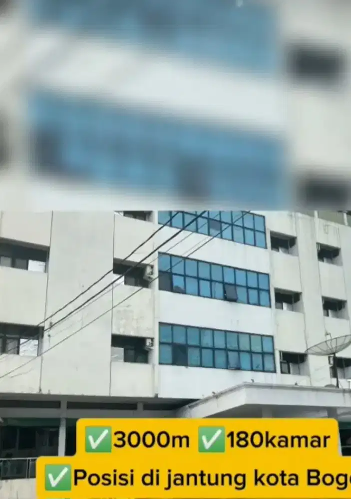 Jual Hotel Jalan Utama Pajajaran