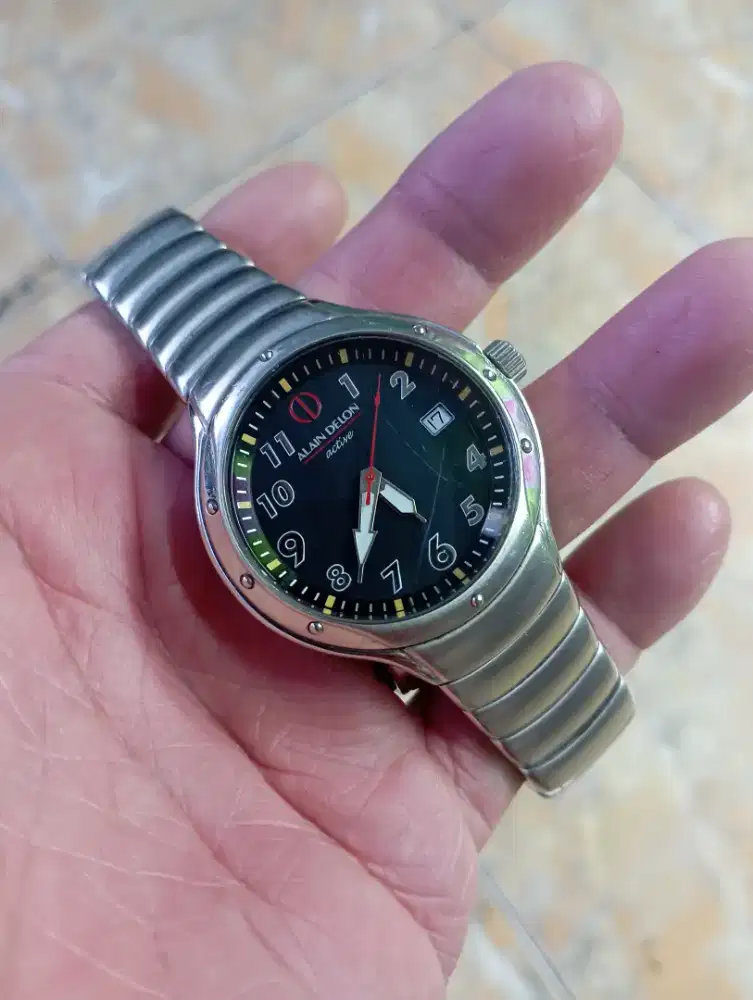 Jam tangan Quartz Alain Delon aktic klasic