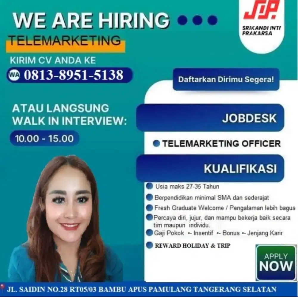 Lowongan kerja telemarketing