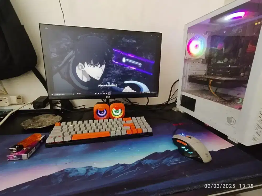 PC Rakitan Fullset Siap Pakai (PC+Peripheral)