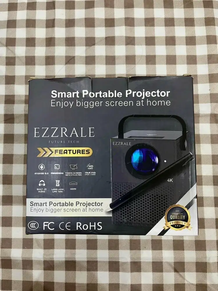 Projector Ezzrale EZY2+ Android 1080P FHD (Home Theater/Proyektor)