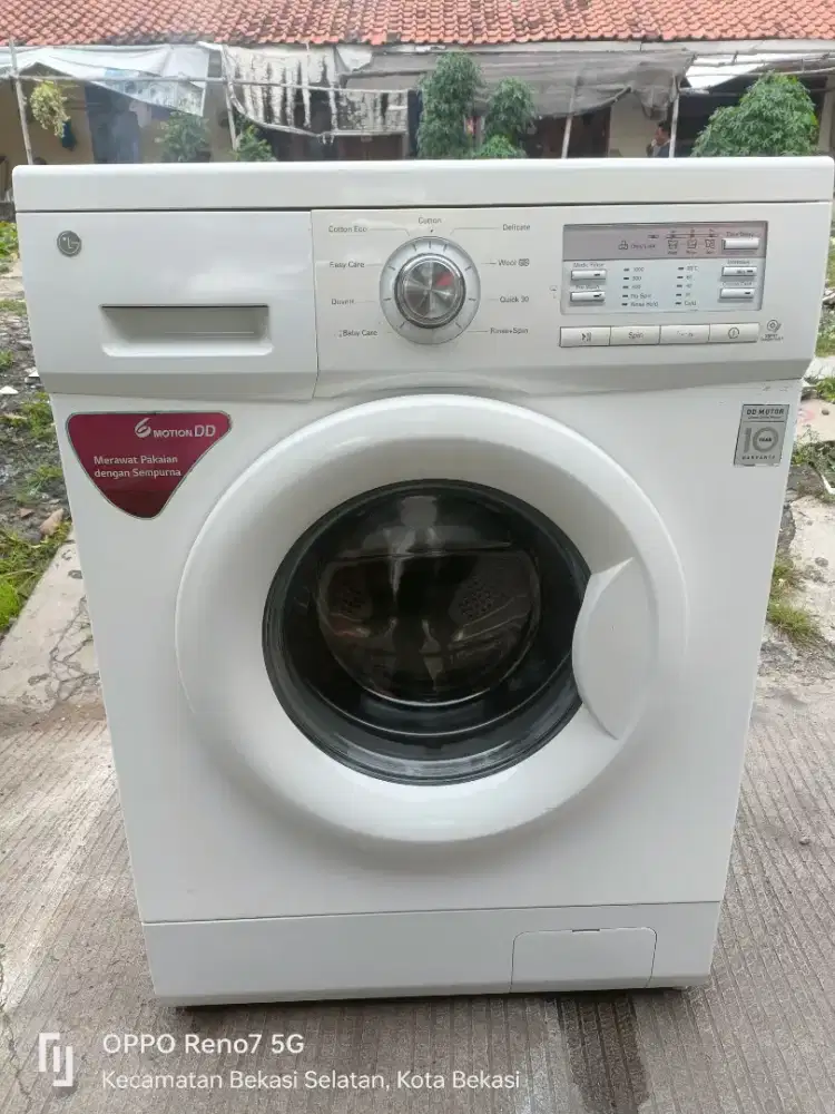 Mesin cuci LG 8kg mulus orisinil