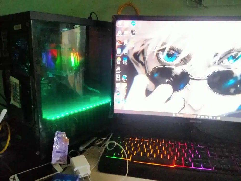 monitor samsung model c24f390fhe CURVED 24 INCH