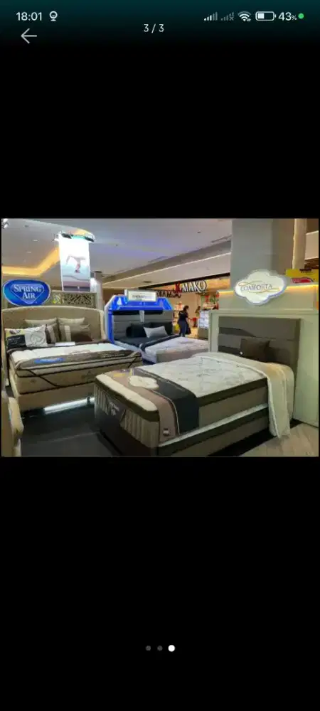 springbed comforta bisa cicilan pakai home credit