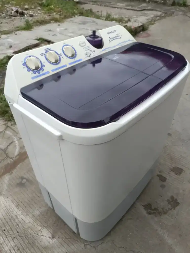 Mesin cuci sharp 9kg mulus