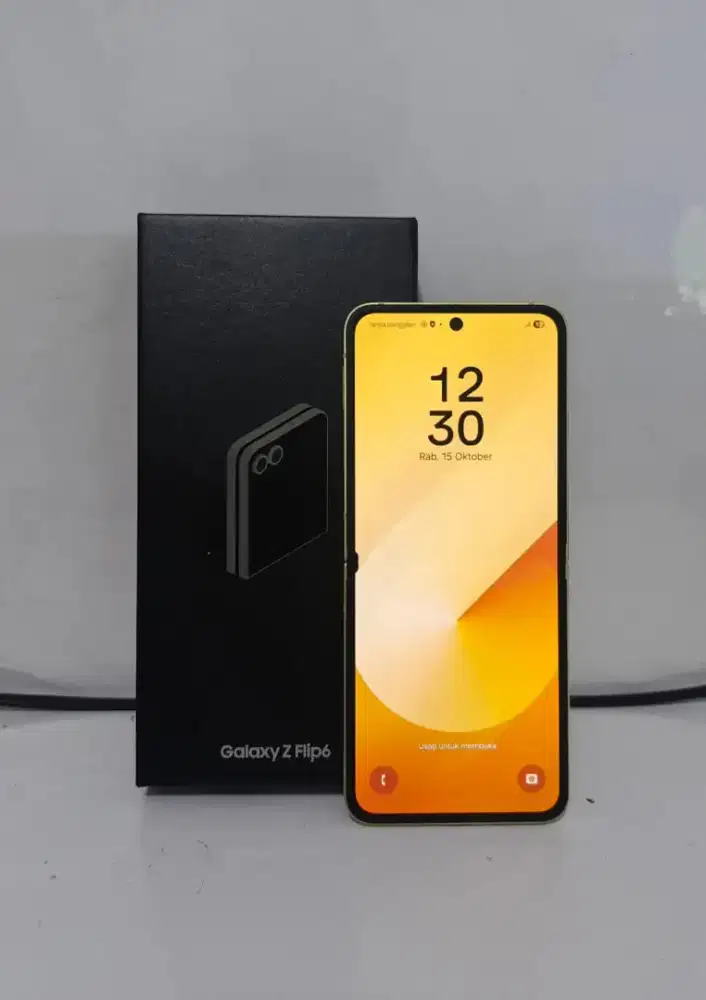 SAMSUNG Z FLIP 6 5G RAM 12/256GB ORIGINAL MULUS FULLSHET SIAP PAKE