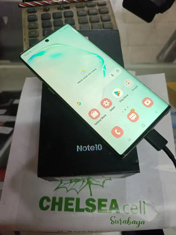 Murah hp Samsung Note 10 8/256 lkp mulus, bs TT