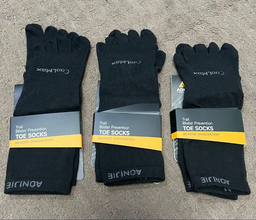 Aonijie kaos kaki jari 3pcs