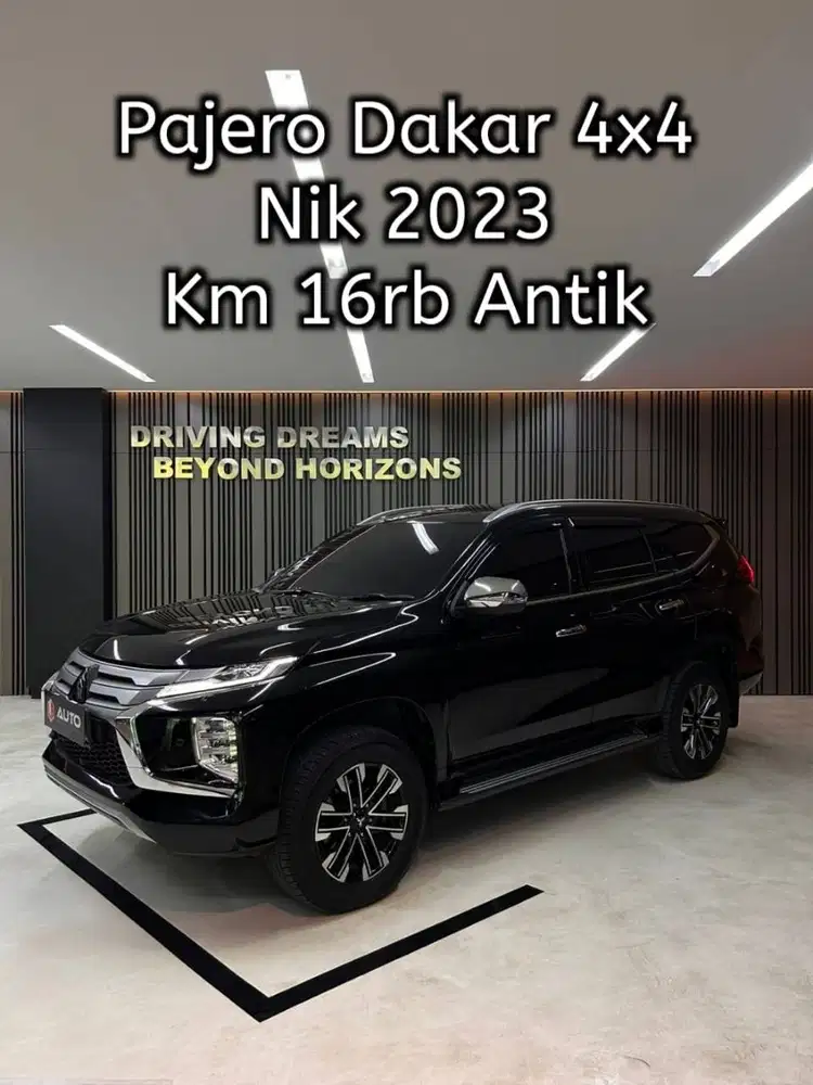 Mitsubishi Pajero Dakar 4x4 2024 Hitam Diesel AT Km16rb F1486VQ Nik 2