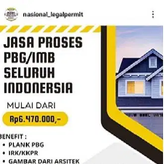 Jasa IMB/PBG, Sertikat Tanah, SIUJK, Izin Tambang Non/Mineral