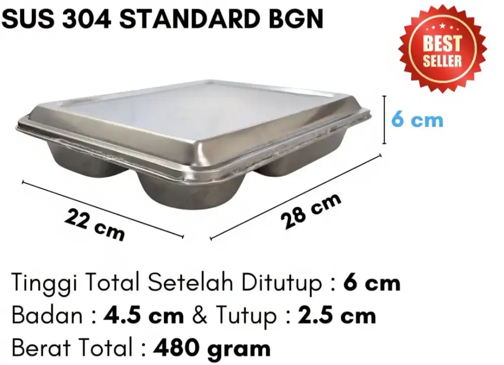 Food Tray SUS 304