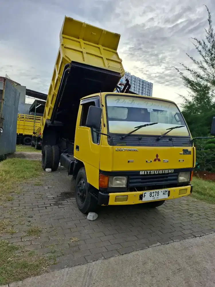 Dump Truck Mitsubishi Colt Diesel.120.PS.FE.349.Dump Hidrolik besar