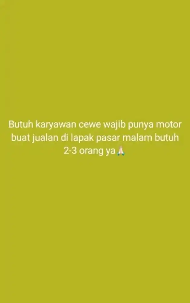 Produksi dan jualan