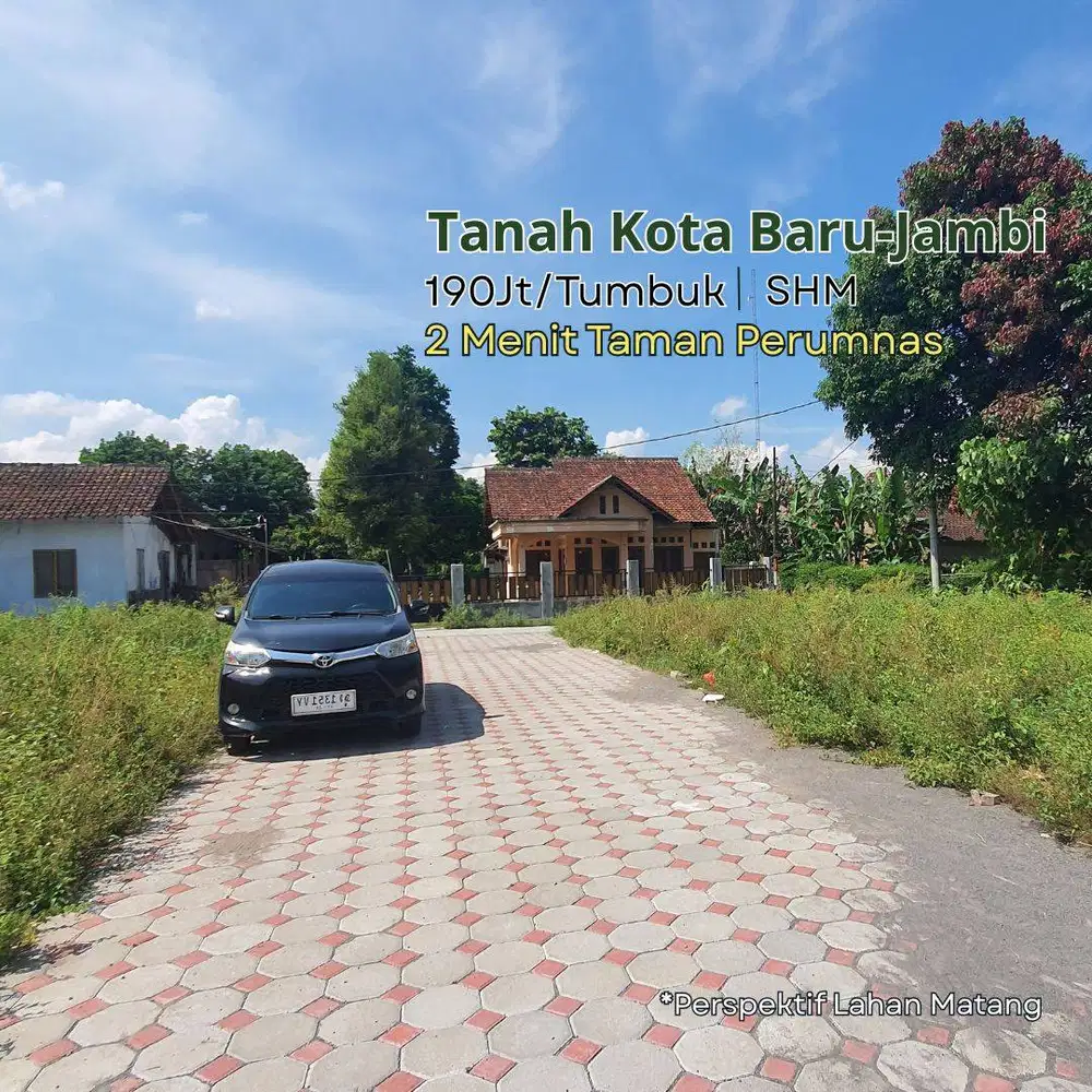 Akses 5 Meter Kota Baru, Dijual Tanah Kota Jambi