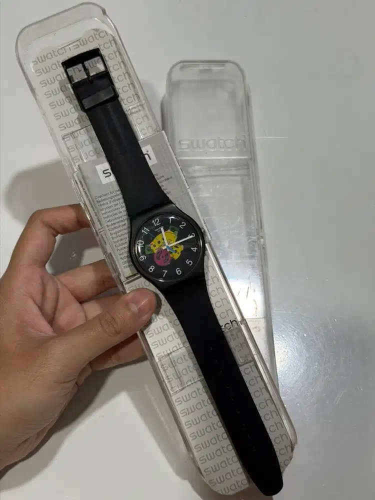JAM TANGAN SWATCH ORIGINAL HITAM