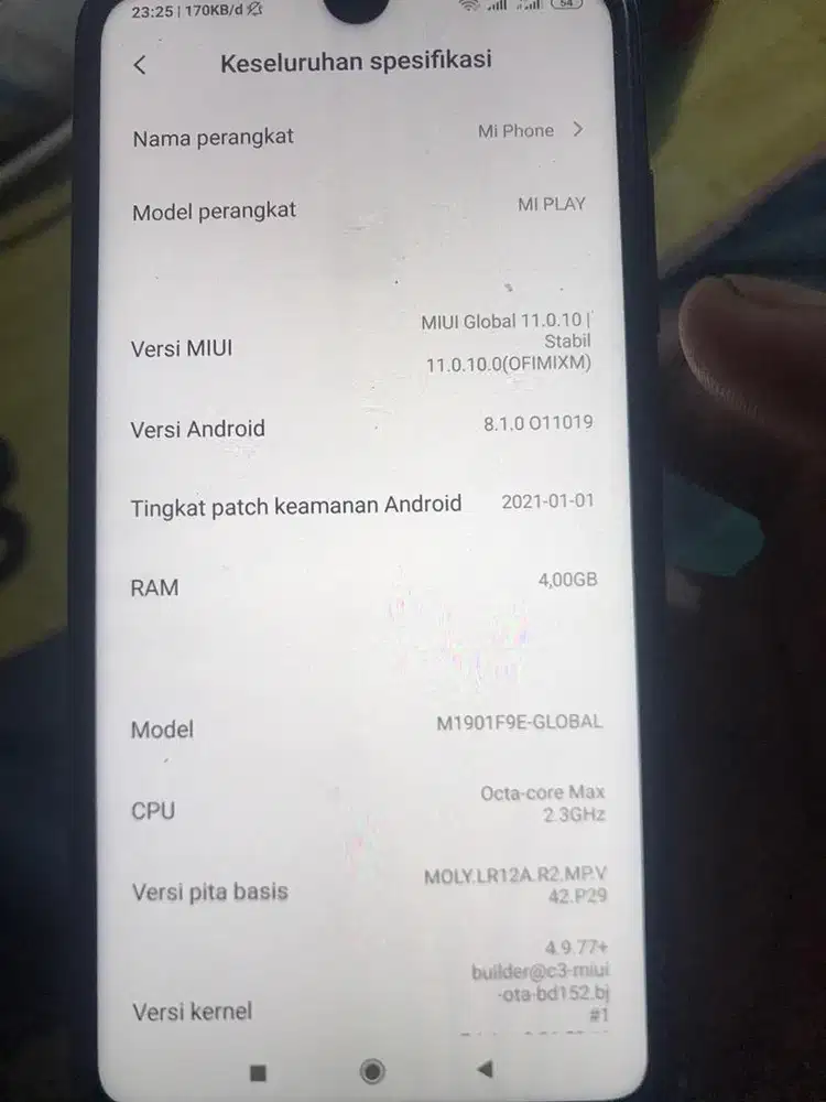 jual xiaomi ram 4/64gb