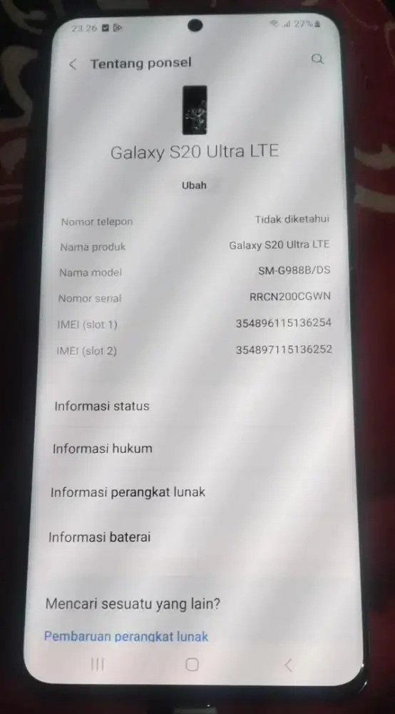 Samsung Galaxy S20 Ultra LTE 12/128