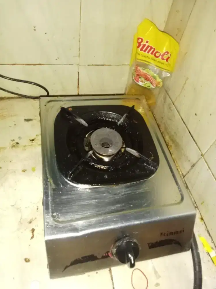 Jualcepat kompor gas satu tungku mrek Rinai +tabung gas butuh sekarang