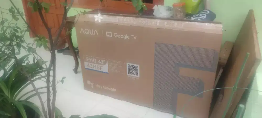 Jual kardus bekas TV 43inc masih ada Styrofoam lokasi Bintaro