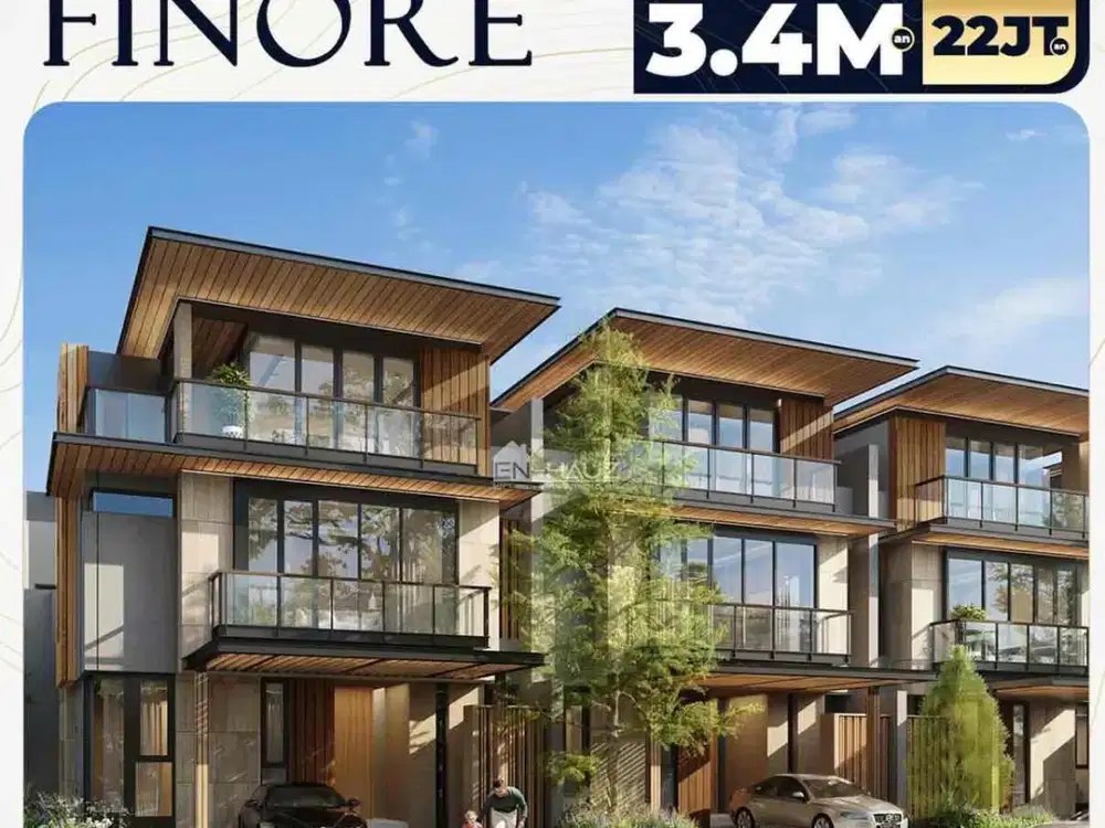 Finore Rumah 3 Lantai ala Finland Premium Gading Serpong
