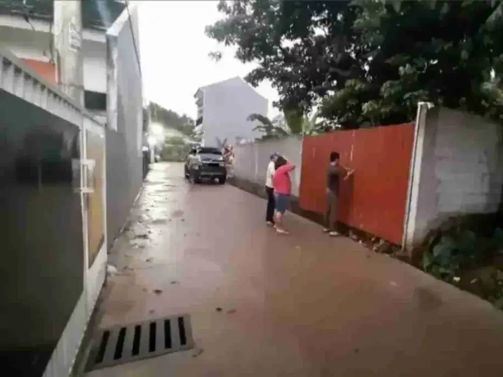Dijual Tanah sudah pondasi tapak & tembok keliling depan perumahan