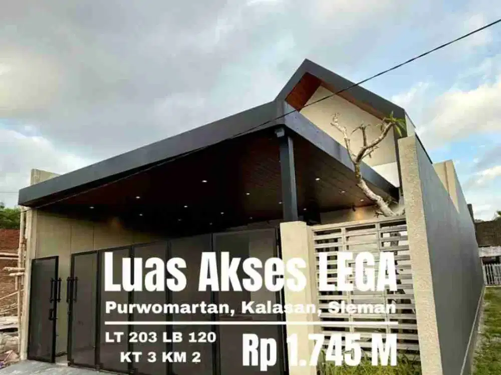 Rumah baru Luas purwomartani kalasan