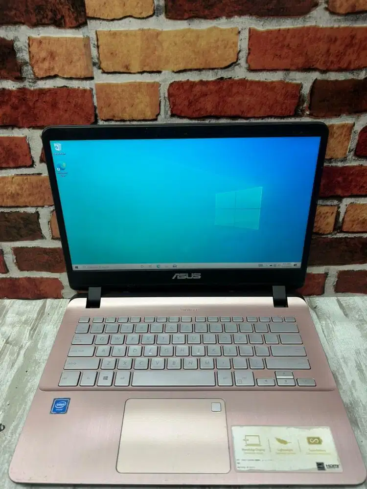 Laptop asus X407MA (warna pink)
