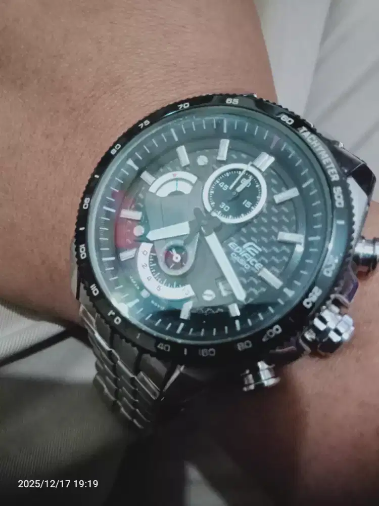 Jam CASIO EDIFICE CHRONOGRAP - ORIGINAL kurleb ( 43mm )