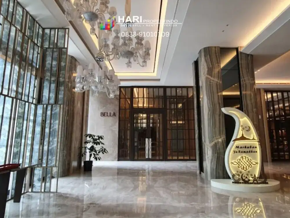 For Rent Apartment Casa Grande Tower Bella 2 BR - Unique Design Connecting to Mall Kokas Close to LRT / Busway