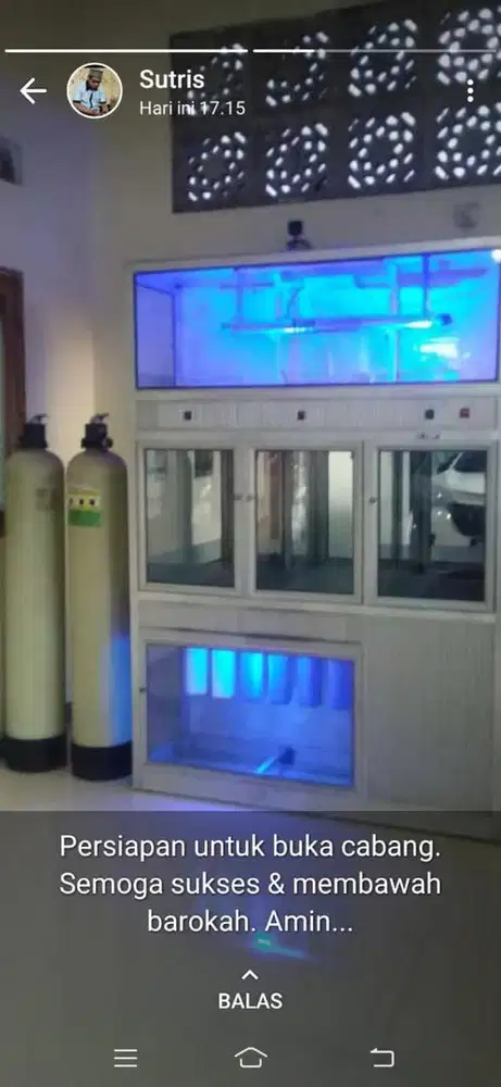 Dijual satu set usaha Isi Ulang Galon