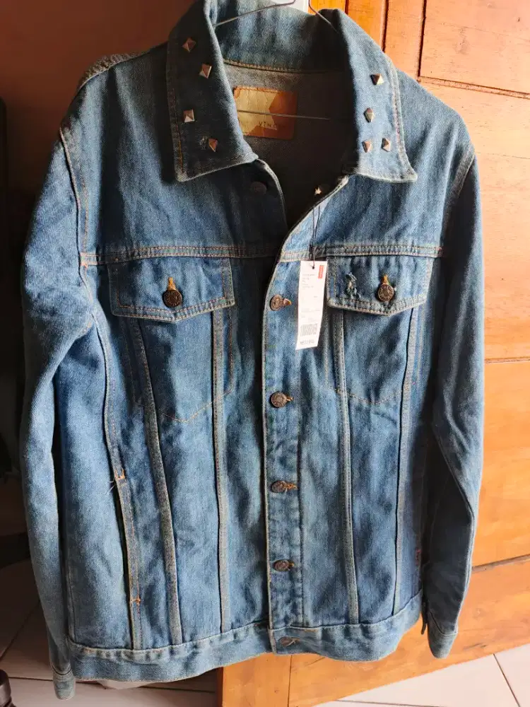 Jaket jeans tebal VINCENT