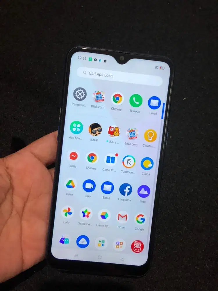 Realme c3 3/32 bekas layak pakai