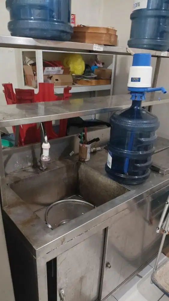 Ice Bin & Zink Full Stainlless