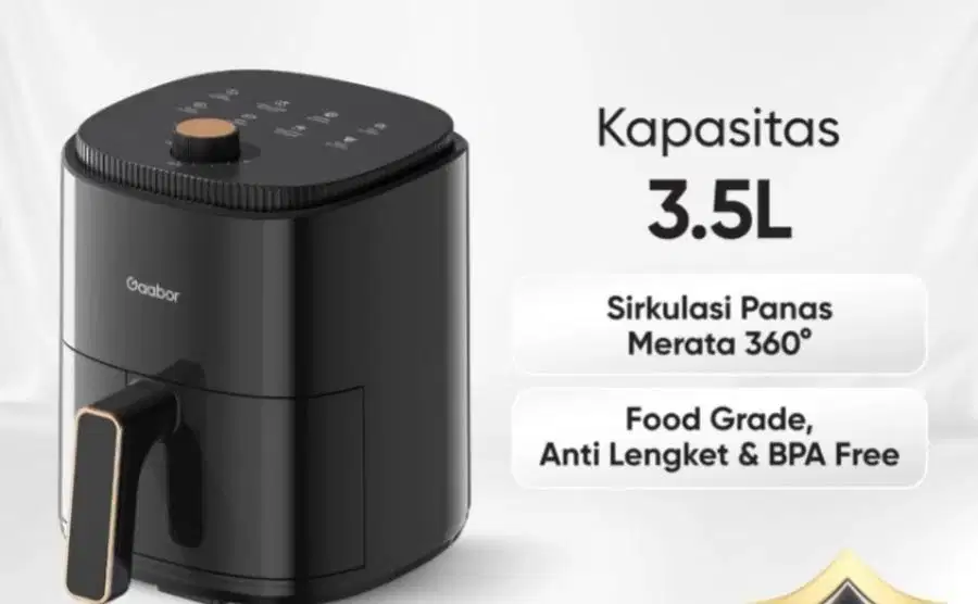 Air fryer gabor bisa nego harga murah