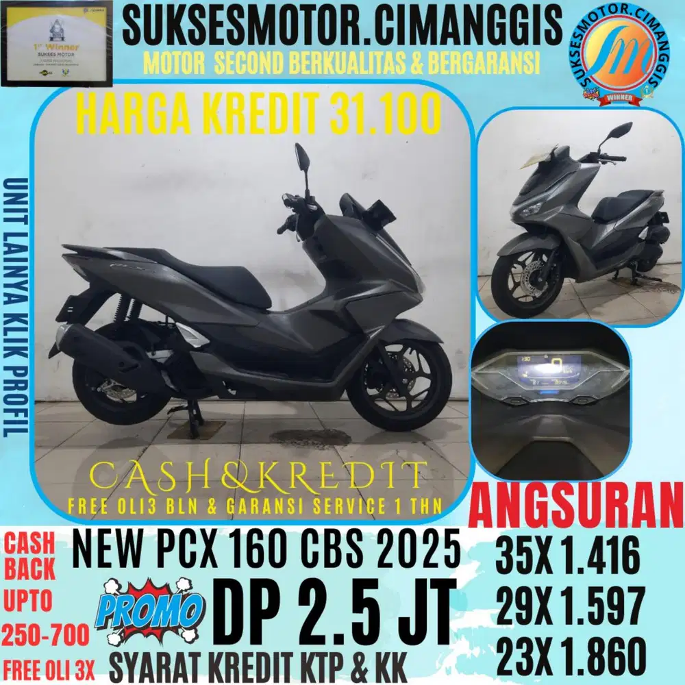 PCX 160 CBS CASHBACK UPTO 700 RIBU FREE OLI 3BLN