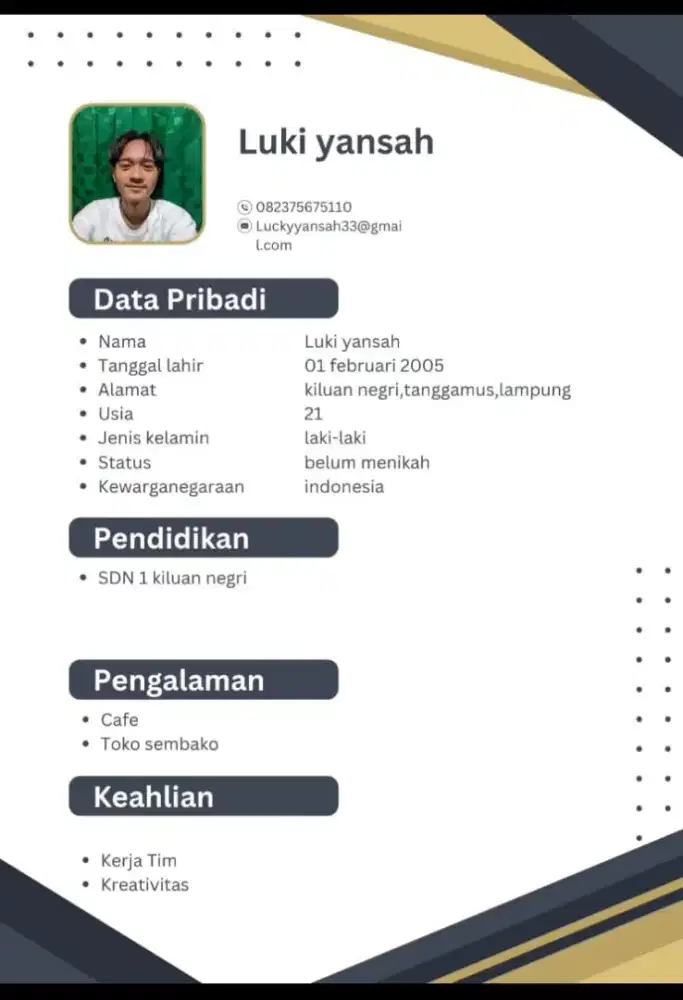 Info loker lagi butuh cepat