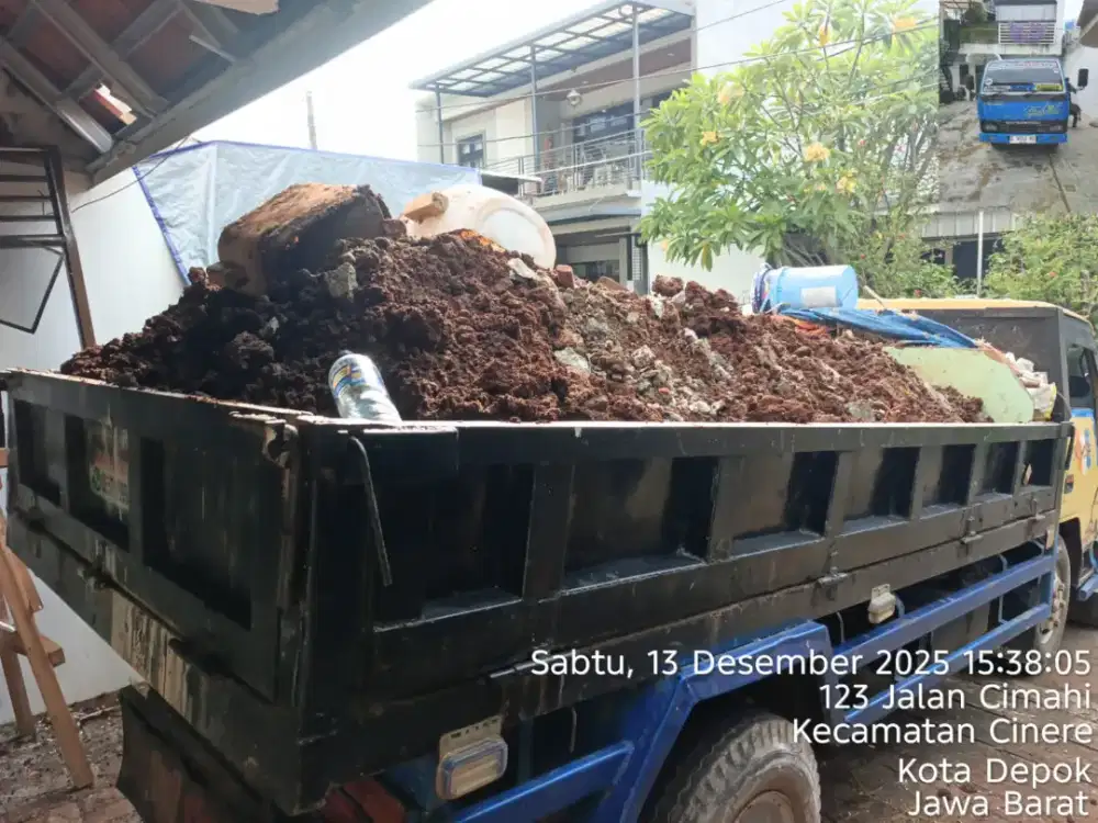 Jasa angkut puing dan buang sampah