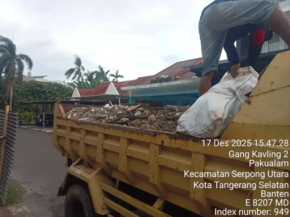 Jasa angkut puing dan pengurugan