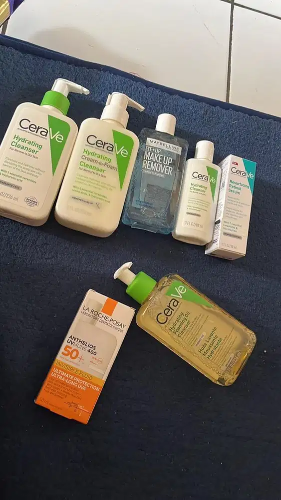 Skincare cerave dan laroche posay