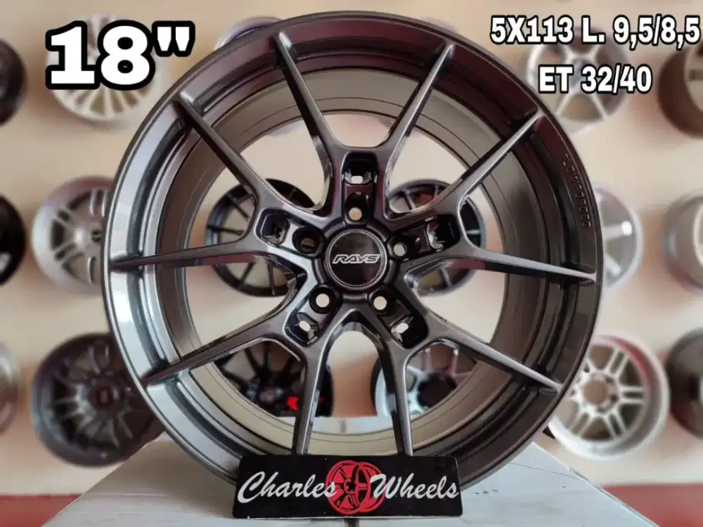 VELG RAYS R18 GRAY AS