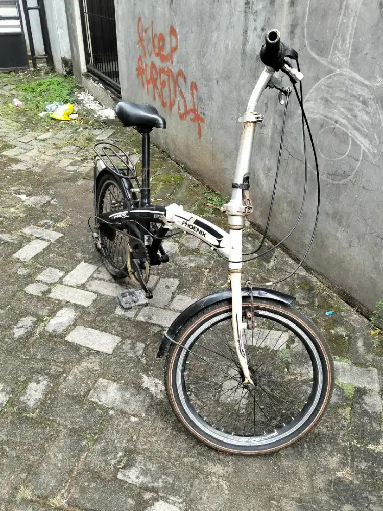 Sepeda Lipat Phoenix Ring 20 Normal Siap Pakai
