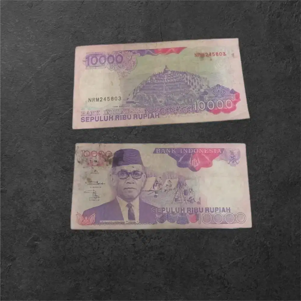 Uang kertas 10ribu jadul thn 1992